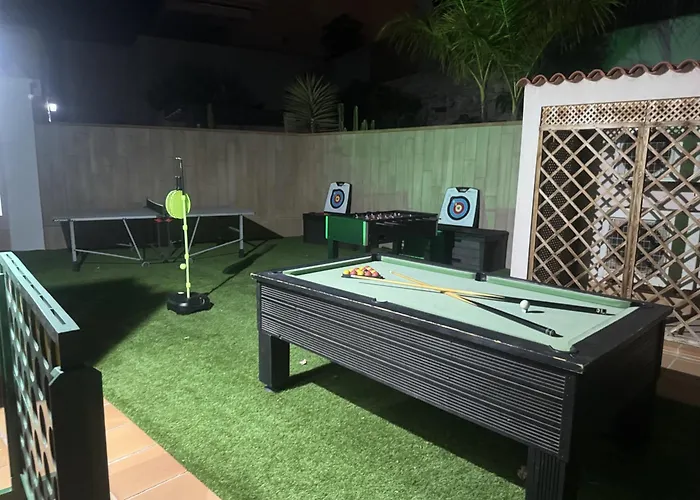 Blossom In The Beautiful Area Of Puerto Santiago Tenerife With 5 Bedrooms For Up To 10 Guests Private Swimming Pool And Many Other Activities To Entertain The Family Secure Parking For 2 Cars And Disabled Access Throughout *
